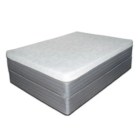 Queen 13" Gel Memory Foam Mattress and Eco-Base Foundation
